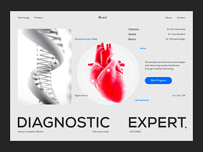 Medical Healthcare Website design doctor health health care healthcare home page hospital lab landing page medical medical care medicine modern science ui ux web web design website website design