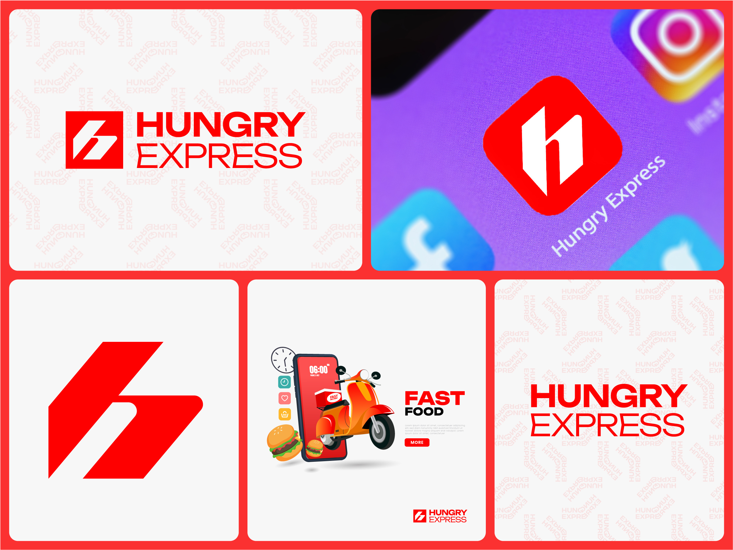 Example of Modern Gradient App Logo And Brand Kit.