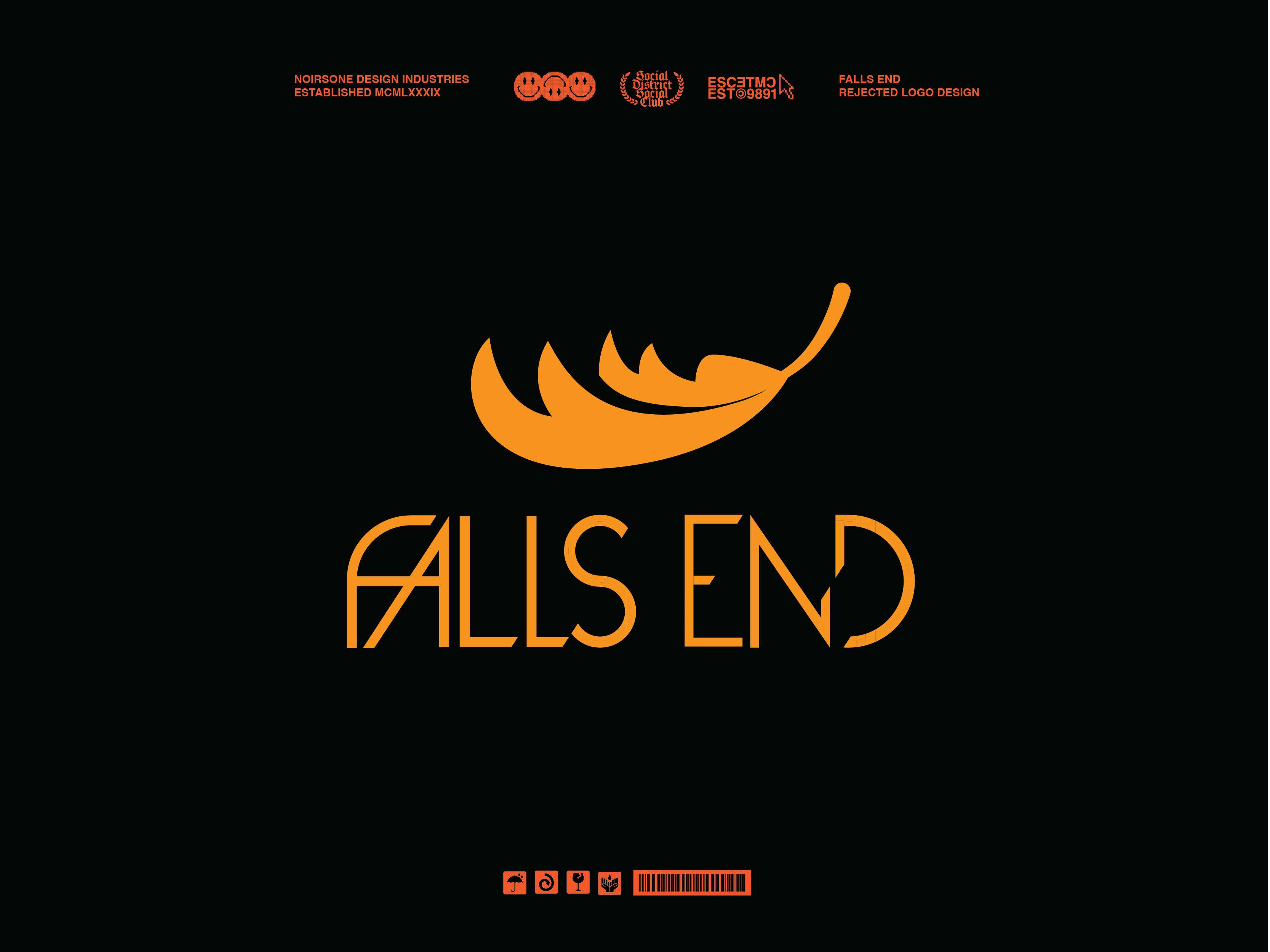 Falls End Logo Design