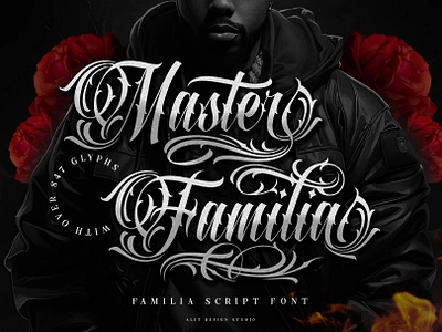 Master Familia Script Font design font fonts letteing script typeface