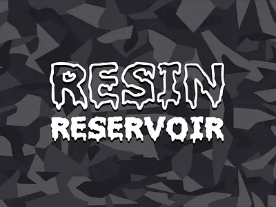 Resin Reservoir branding cannabis design logo marijuana mark retail typography word