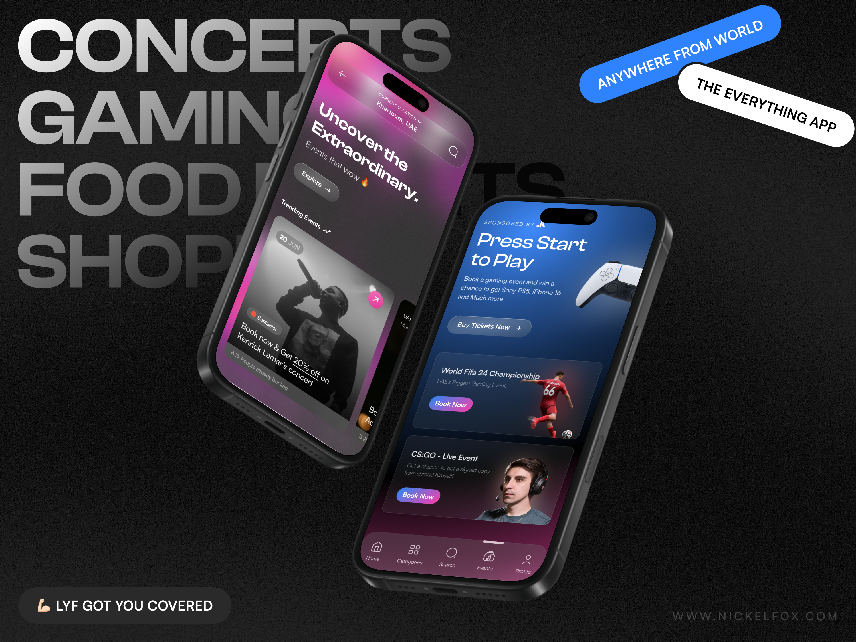Example of Lyf App: Your Ultimate Booking and Shopping Companion
