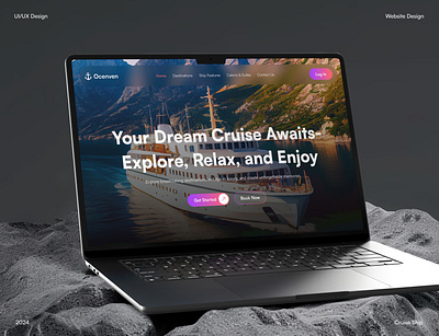 Cruise Ship Landing Page UI Design cruise cruise booking cruise ship figma landing page landing page design landing page ui ship ui ui design uiux ux website design website ui