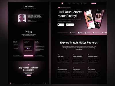 MatchMaker 💕 💬 customizabledatingap datingplatform matchmakingsaas onlinedatingsolutions personalizedmatches realtimematching relationshipbuilder scalablematchmaking seamlessconnections userengagement