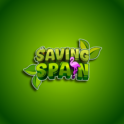 saving spain logo graphic design logo