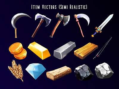 item vectors graphic design