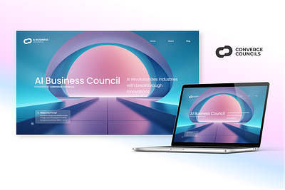 Converge Councils Website design graphic design ui website