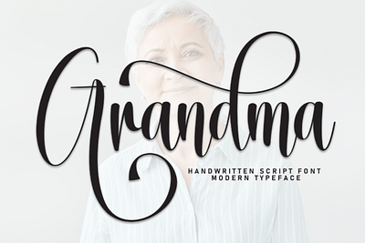 Grandma Font 3d animation app branding design graphic design illustration logo motion graphics typography ui ux vector