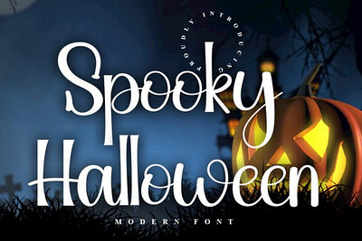 Spooky Halloween Font 3d animation app branding design graphic design illustration logo motion graphics typography ui ux vector