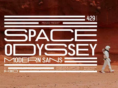 Space Odyssey - Modern Sans branding clean condensed expanded font fonts futuristic logo magazine modern poster sans space stretch type typeface typography wide