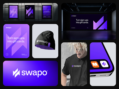 Swapo logo & visual identity design | Branding abstract logo brand identity branding creative logo finance fintech branding graphic design icon logo logotype minimal modern saas software startup symbol tech tech logo timeless logo visual identity