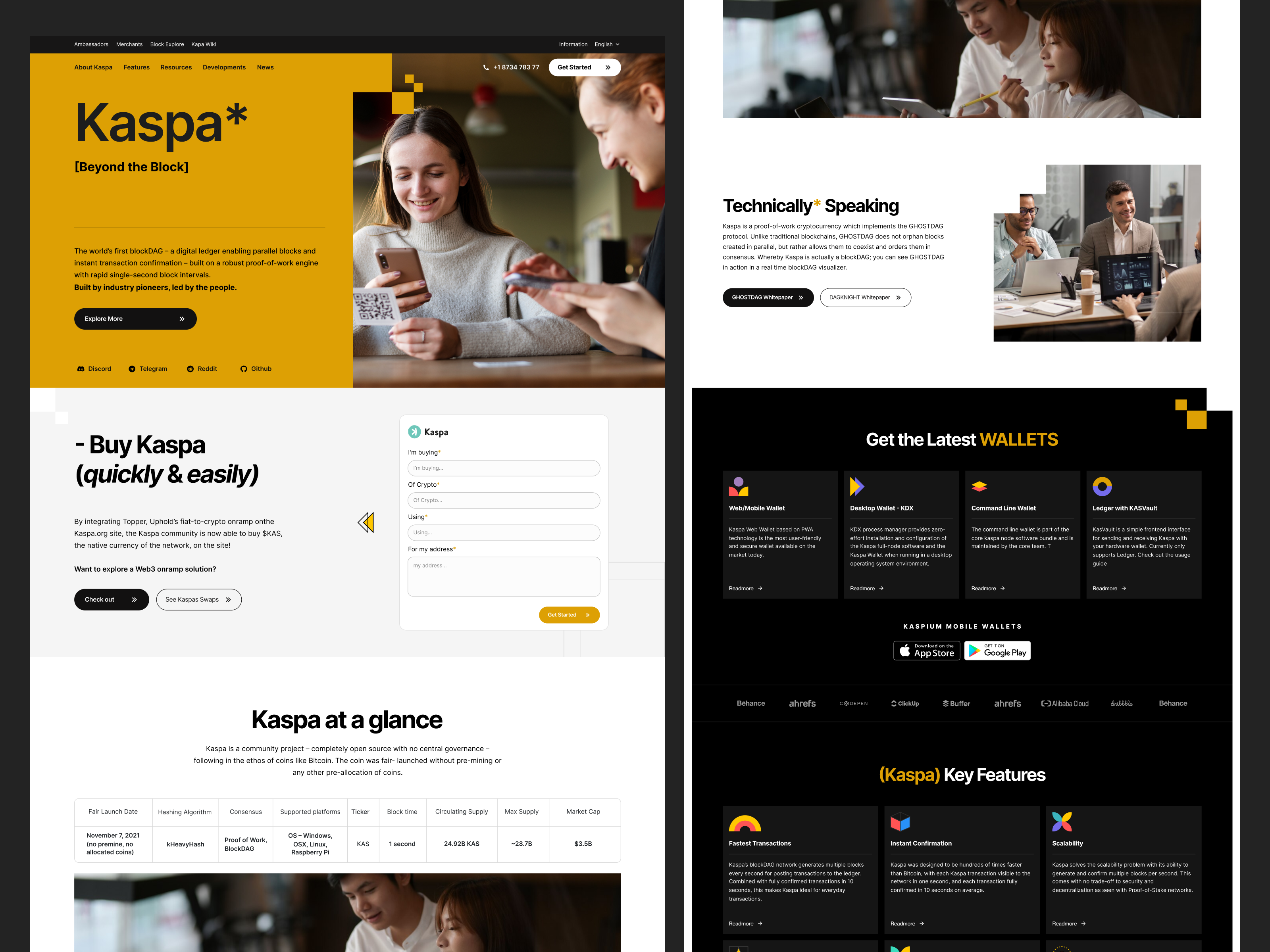 Web3 Crypto Kaspa Website Redesign by MA for Keitoto on Dribbble