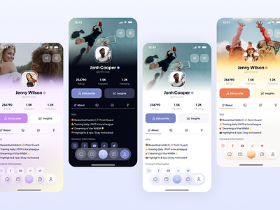 Social Media App Concept app application appreciation clean concept content creators instagram interface ios minimalist mobile mobile app phone platform royalty social media social media app tiktok ui ux