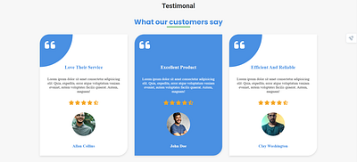 Daily UI Challenge #039 challenge css dailyui day39 designinspiration html testimonialdesign website