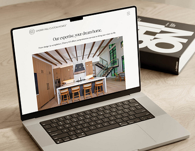 Cherry Hill Website Mockup brand design branding studio creative custom home brand custom home design design inspiration design studio graphic design graphic designer identity design southern california design temecula valley design web design web design inspiration west coast design woman owned business