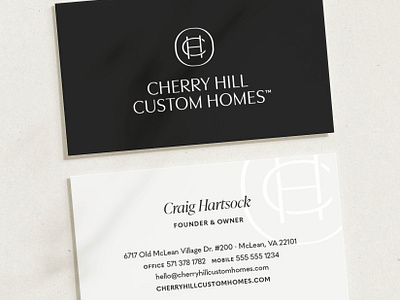 Cherry Hill Card Presentation brand design branding studio business card design business cards clark and co design creative design inspiration graphic design identity design print designer print shop temecula valley west coast design woman owned business