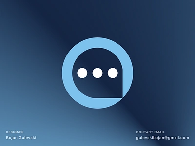 Chat Bubble Logo communication conversation ghost logo design message saas speech talk text