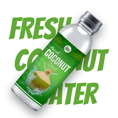 Fresh Coconut Drink Bottle Design – Refreshing Beverage adobe adobe illustrator adobe photoshop beverage design branding creative design design inspiration drink packaging graphic design illustration inspiration label design packaging inspiration photoshop refreshing drink sri lanka products