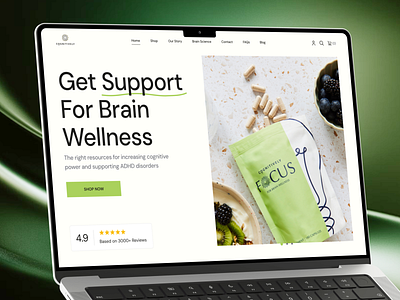 E-Commerce Website UI/UX Redesign design e commerce health landing landing page redesign site ui ui design ux website wellness