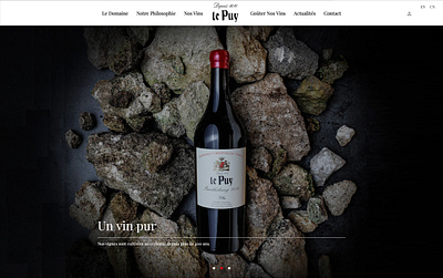 Château Le Puy bordeaux developpement webdesign wine