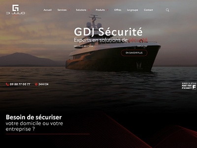 GDJ Sécurité developpement webdesign website