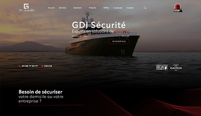 GDJ Sécurité developpement webdesign website