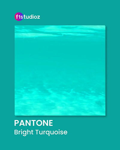 Pantone - Bright Turquoise colortheory designthinking pantone ux uxdesign