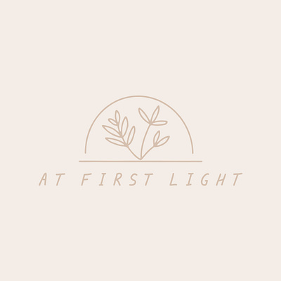 At First Light Logo brand brand design brand identity branding branding design design graphic design hand drawn illustrated brand illustrated logo illustration illustrator logo logo design