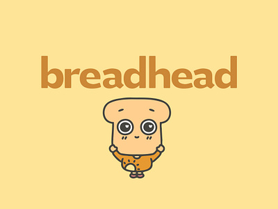 breadhead Logo bakery design bakery logo brand brand design brand identity branding branding design design graphic design illustration logo logo design shop brand shop design vector