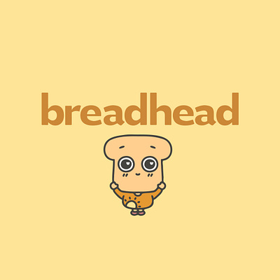 breadhead Logo bakery design bakery logo brand brand design brand identity branding branding design design graphic design illustration logo logo design shop brand shop design vector