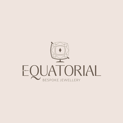 Equatorial Bespoke Jewellery Logo brand brand design brand identity branding design graphic design illustration jewelery brand logo logo design logo designer luxury brand luxury branding vector