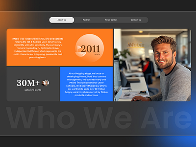 About us, do you like black or white? branding graphic design ui