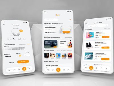 Modern & Sustainable E-Commerce App UI UX Design appdesign cleanui dribbbleshots ecommerceapp minimaldesign mobileappdesign productdesign shopapp sustainabledesign uiuxdesign userexperience userinterface uxdesign vinteractiondesign