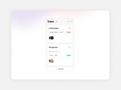 Process Cards UI saas ui uiux