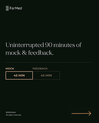 99forMed 1 on 1 Mocks - Project #1 animation social media strategy ux
