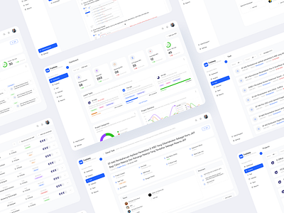 Trackway - Project Management UI Design chart cms dashboard dashboard design desktop project project management task task management track progress tracking ui ui design website design work workflow workload