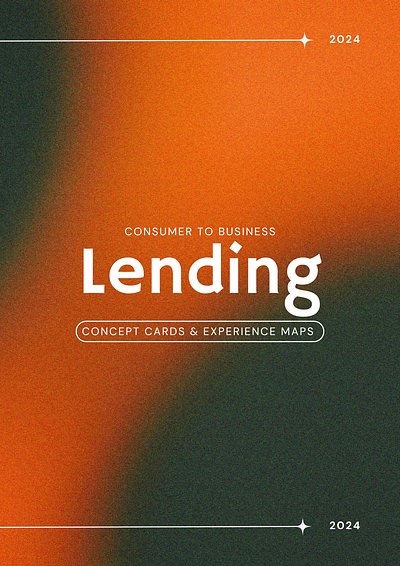 Offering and Experience Maps | Transform the lending experience banking borrowing money business cards concept cards concepts consumer design experience maps ideas innovation journey maps lending product design strategic design