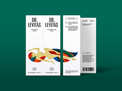 DR. LEVITAS. Age-defying series. packaging