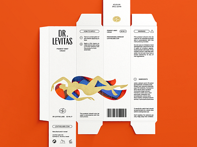 DR. LEVITAS. Box outlines. packaging