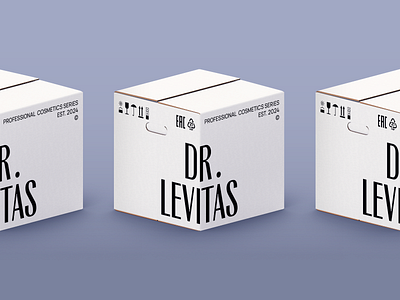 DR. LEVITAS. Ship box. packaging