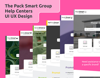 Help Center UI UX Design for The Pack Smart Group branding design digital product design email design email template figma designer figma ui ux figma ui ux designer figma uiux designer help center landing page design landing page ui ux deisgn miro designer ui ui ux design user experience design user interface design ux ui design uxui zendesk help center