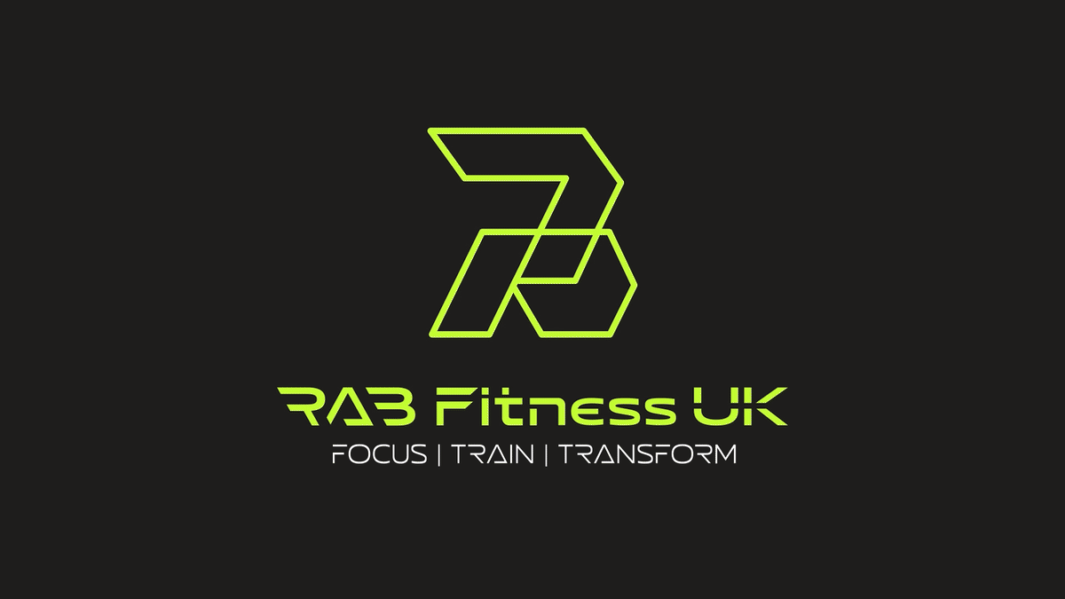 Logo Animation "Rab Fitness UK" 2d animation graphic design logo logoanimation motion graphics