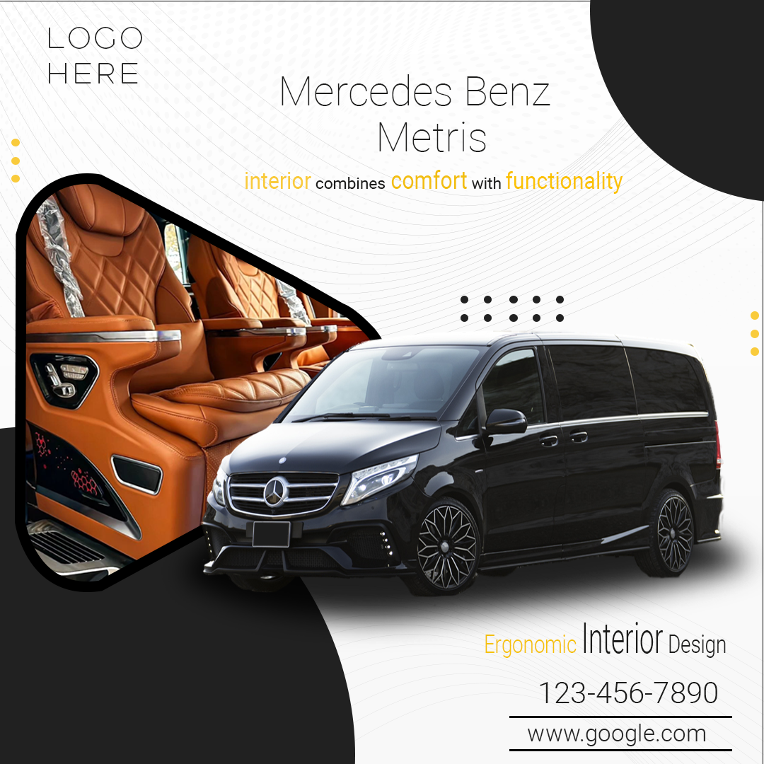 Example of Mercedes Benz Social Media Post Design