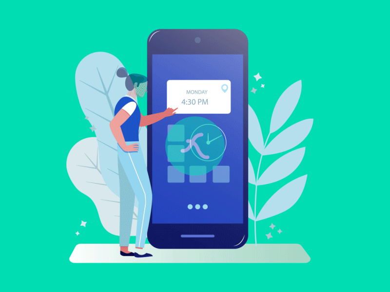 Appointment booking Lottie JSON animation by Weblodge on Dribbble