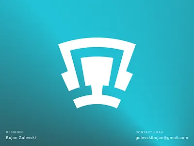 Podcast Microphone Logo audio broadcast logo design microphone radio recording saas stream voice