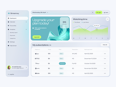 UI-UX for a Management SaaS ✦ Streamxy design interface product service startup ui ux web website