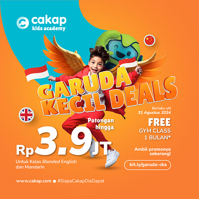 BIG DEALS for Cakap Kids branding design diskon graphic design illustration promo vector