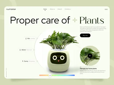 AI Website for Plant Care ai ai web design ai website ai website design aiui artificial intelligence ecommerce fluttertop green plants plant plant website plantcare planting ui dseign uidesign ux design web design webdesign website website design