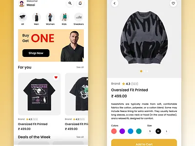 E Commerce Mobile App dailyui ecommerce figma mobileapp ui uidesign uiux uiuxdesign ux uxdesign