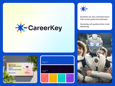 Career Key Logo/Branding ai ai consulting automation career career guide consultant education education guide education logo guiding key student student career student consultancy student future student guide student mentor